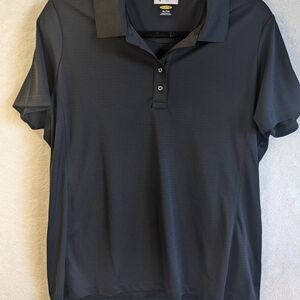 Greg Norman Women's Black Polo Golf Shirt Size XL